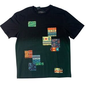 Black patch Graphic eternity Men's Shirt Sz xl